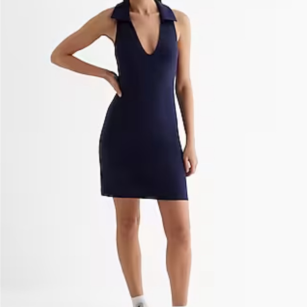 Luxe Comfort V-Neck Mini Polo
Dress by Express size small